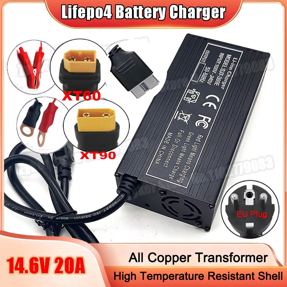 84V 20A Smart Charger - Chargeur de batterie Lifepo4 14.6V 10A